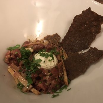 Emmer & Rye - Dry Aged Beef Tartare - Tapas/Small Plates Near Me - Austin, Texas