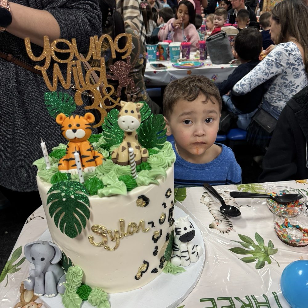 Chuck E. Cheese - Sylar & his beautiful birthday cake - Young; wild & Three 3!!!! - Pizza Near Me - Hicksville, New York Chuck E. Cheese - Sylar & his beautiful birthday cake - Young; wild & Three 3!!!! - Pizza Near Me - Hicksville, New York