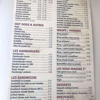 Casse-Croute Le 200 - the menu - Restaurants Near Me - Brownsburg-Chatham, Quebec Casse-Croute Le 200 - the menu - Restaurants Near Me - Brownsburg-Chatham, Quebec