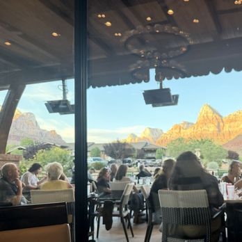 Dulivia Ristorante Italiano - View from inside dining room. - Desserts Near Me - Springdale, Utah Dulivia Ristorante Italiano - View from inside dining room. - Desserts Near Me - Springdale, Utah