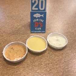 Captain D's - Captain Ds dipping sauce,honey mustard and tartar sauce