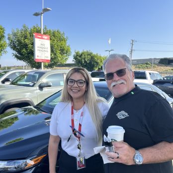 Longo Toyota - Rosy Gómez in sales with my happy husband - Car Dealers Near Me - El Monte, California Longo Toyota - Rosy Gómez in sales with my happy husband - Car Dealers Near Me - El Monte, California