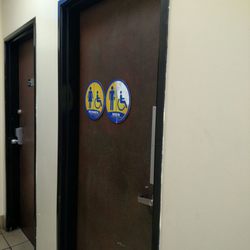 Arco - Restroom is out of service said the person at the cashier, but no sign on the door. Thanks for wasting my time.
