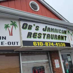 Exterior outside entrance of Ob's Jamaican Restaurant - Outside Entrance - Chester, Pennsylvania Exterior outside entrance of Ob's Jamaican Restaurant - Outside Entrance - Chester, Pennsylvania