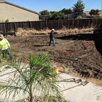 Cypress Builders - Prepping the Area - Landscaping Near Me