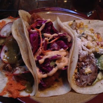 Pistolero's - Rabbit, Beer Batter Fish, and Roast Pork (from L to R) - Mexican Near Me - Houston, Texas Pistolero's - Rabbit, Beer Batter Fish, and Roast Pork (from L to R) - Mexican Near Me - Houston, Texas