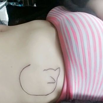 Tattoos By Lou - North Miami - The neck and tail obviously crooked and tail drawn on way too dark. Ear is also a bit wobbly. - Tattoo Near Me - Miami, Florida Tattoos By Lou - North Miami - The neck and tail obviously crooked and tail drawn on way too dark. Ear is also a bit wobbly. - Tattoo Near Me - Miami, Florida