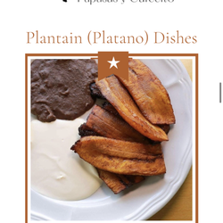 Plátano Pupusas y Cafecito