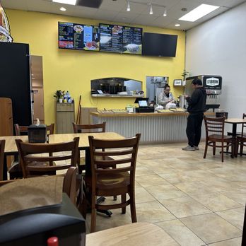 Mr Shawarma - Inside of Mr. Shawarma - simple, but functional. Tall ceilings and wide aisles make it feel very open and spacious. - Halal Near Me - San Marcos, California Mr Shawarma - Inside of Mr. Shawarma - simple, but functional. Tall ceilings and wide aisles make it feel very open and spacious. - Halal Near Me - San Marcos, California