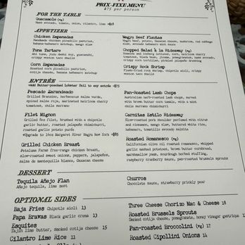 The Hideaway - Holiday menu - Steakhouses Near Me - Beverly Hills, California