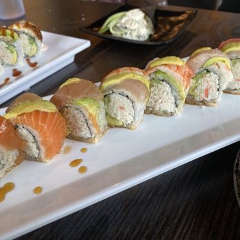 Orange Fish - Rainbow Roll - Ramen Near Me - La Verne, California Orange Fish - Rainbow Roll - Ramen Near Me - La Verne, California
