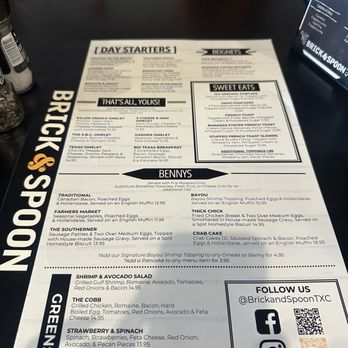 Brick and Spoon - Texas City - Menu - Breakfast & Brunch Near Me - Texas City, Texas Brick and Spoon - Texas City - Menu - Breakfast & Brunch Near Me - Texas City, Texas