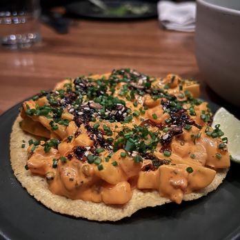 Damian - Salmon tostada - Mexican Near Me - Los Angeles, California Damian - Salmon tostada - Mexican Near Me - Los Angeles, California