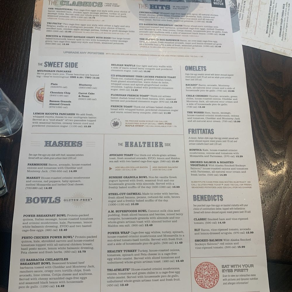 First Watch - Breakfast & Brunch Near Me - Raleigh, North Carolina
