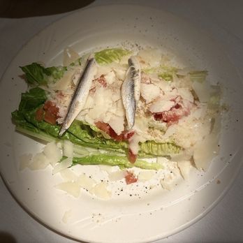 Buona Tavola-Paso Robles - Caesar salad with whole anchovies (this is the small portion) - Italian Near Me - Paso Robles, California
