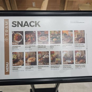 Tram Cream Coffee - Snack Menu - Coffee & Tea Near Me - San Jose, California