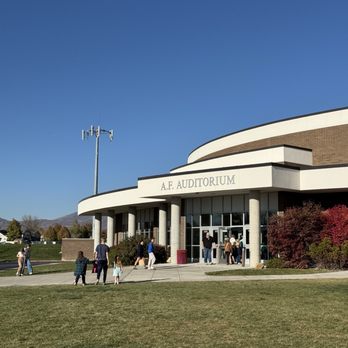 American Fork Junior High School - Auditorium outside - Middle Schools & High Schools Near Me - American Fork, Utah American Fork Junior High School - Auditorium outside - Middle Schools & High Schools Near Me - American Fork, Utah