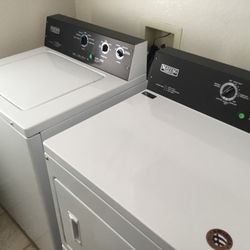 H & H Appliance - New Maytag commercial (for home) washer/dryer set