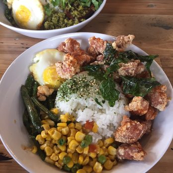 Tiger Bites - Popcorn chicken rice bowl. $11.95. Good portion but pricy. - Taiwanese Near Me - Bellevue, Washington Tiger Bites - Popcorn chicken rice bowl. $11.95. Good portion but pricy. - Taiwanese Near Me - Bellevue, Washington