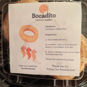 Bocadito - Pandebono, shelter in place - Pop-Up Restaurants Near Me