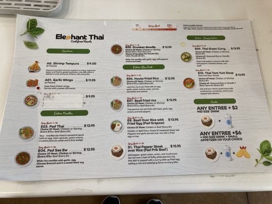 Menu photo 4 Elephant Thai Restaurant Rancho Cucamonga, CA Menu photo 4 Elephant Thai Restaurant Rancho Cucamonga, CA