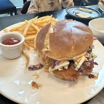 Larkin's - Crispy Chicken Sandwich - Steakhouses Near Me - Greenville, South Carolina Larkin's - Crispy Chicken Sandwich - Steakhouses Near Me - Greenville, South Carolina