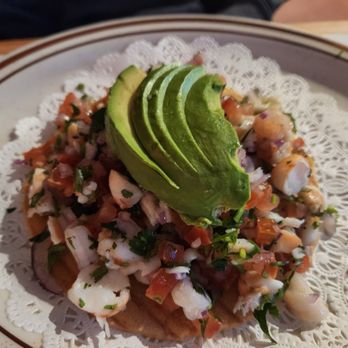 La Parrillada De Covina - My bride's avocado-perched Ceviche... - Mexican Near Me - Covina, California La Parrillada De Covina - My bride's avocado-perched Ceviche... - Mexican Near Me - Covina, California