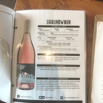 Sans Liege Wine Tasting - New Rosé out! Tasty!! - Wine Tasting Room Near Me - Pismo Beach, California