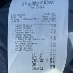 Receipt Receipt