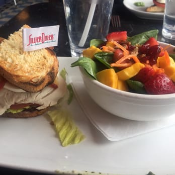 Silver Diner - Turkey club with seasonal salad - Diners Near Me - Woodbridge, Virginia Silver Diner - Turkey club with seasonal salad - Diners Near Me - Woodbridge, Virginia