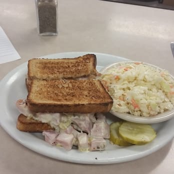Little Georges - Ham and Pickle w/side of slaw. A okay - Breakfast & Brunch Near Me - West Springfield, Massachusetts