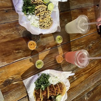 Container Taco Factory - Chicken Tacos, Tacos Al Pastor, Cucumber Lemonade, Strawberry Lemonade - Tacos Near Me - McAllen, Texas