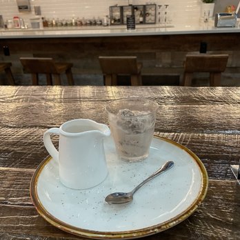 Foxtail Coffee - Mexican chocolate affogato before the pour. - Coffee & Tea Near Me - Winter Park, Florida