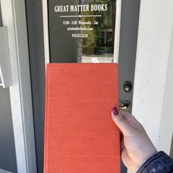 Great Matter Books - First time here, found a book by a particular author that was well known several decades ago for $1 here!