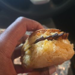 Matt Robbs Biscuits - Just bacon and a regular biscuit