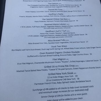 Geoffrey's Malibu - Menu - Seafood Near Me - Malibu, California