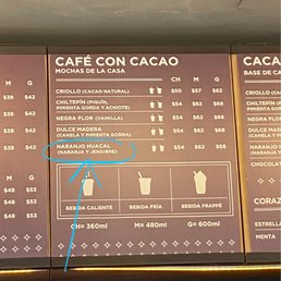 Get this! Orange and ginger mocha. Get this! Orange and ginger mocha.