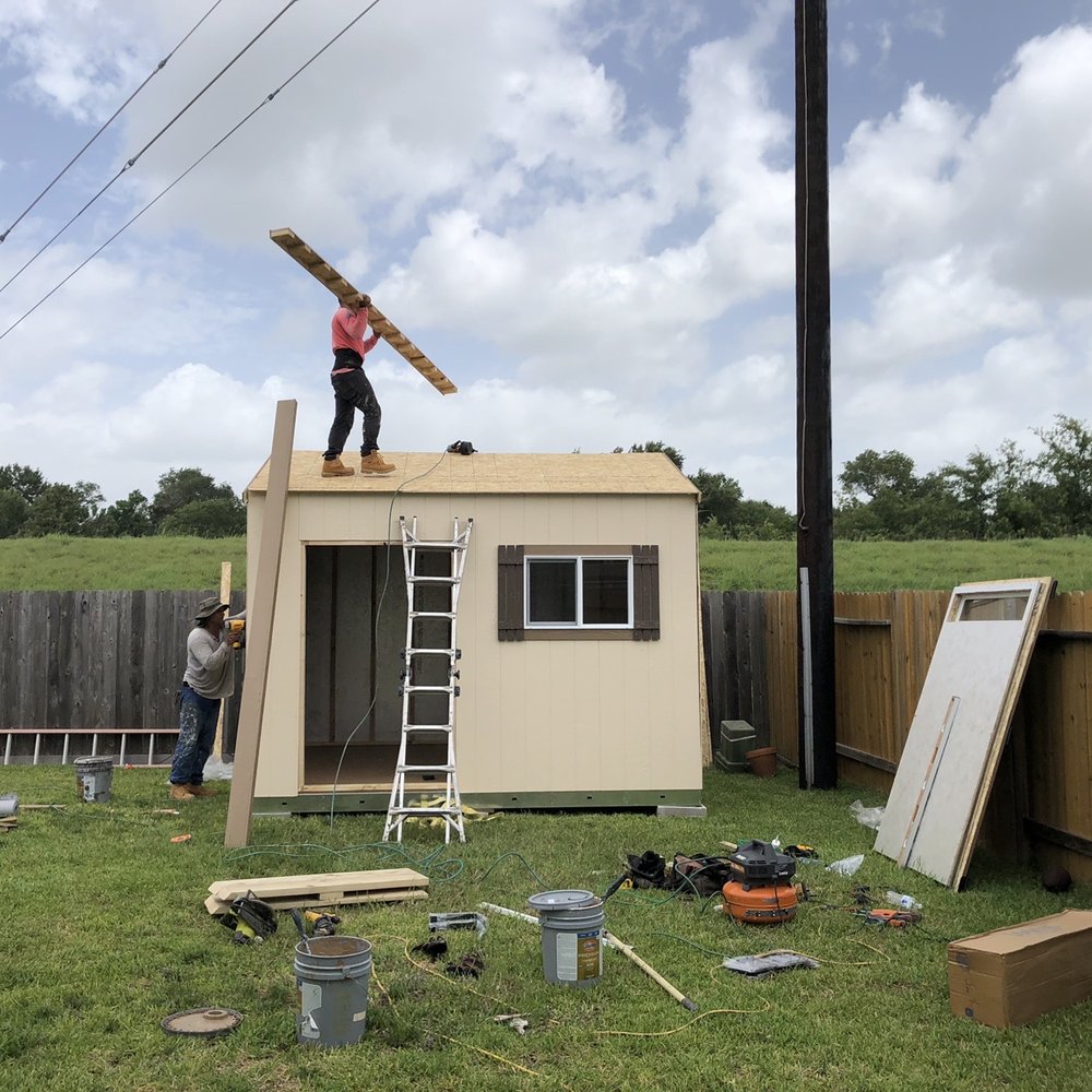 Tuff Shed Conroe - Roof and detail paint - Sheds & Outdoor Storage Near Me - Spring, Texas