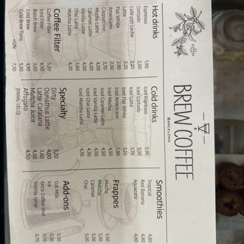 brew coffee - Menu - Coffee & Tea Near Me