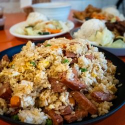Aloha Food Factory - Portuguese Sausage Lunch Plate