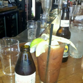 Honeypie Cafe - Get a free Rhinelander shorty with each bloody Mary! - New American Near Me - Milwaukee, Wisconsin