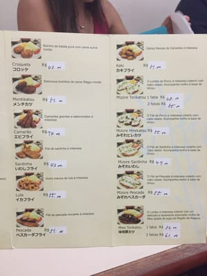 Menu photo 1 Ajissai São Paulo, SP