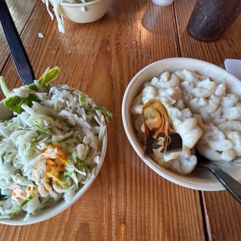 The Salt Lick BBQ - Coleslaw and Mac & Cheese - Barbeque Near Me - Round Rock, Texas The Salt Lick BBQ - Coleslaw and Mac & Cheese - Barbeque Near Me - Round Rock, Texas