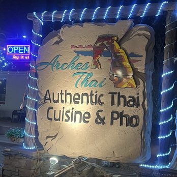 Arches Thai - Exterior Restaurant Sign - Thai Near Me - Moab, Utah