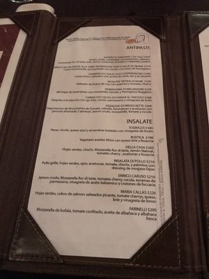 Menu photo 4 Amici Miei Buenos Aires, C