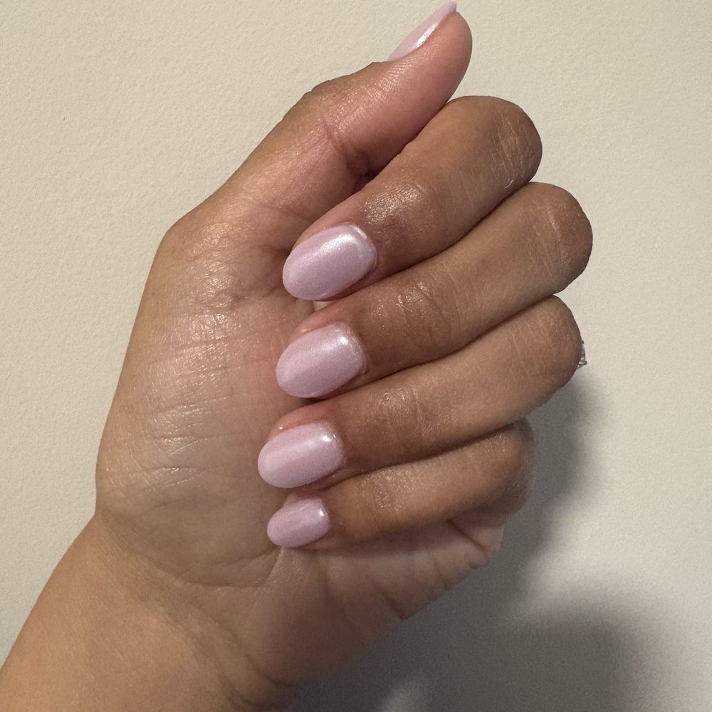 TRENDY NAIL BAR - Pink dip with chrome - Nail Salons Near Me - Charlotte, North Carolina TRENDY NAIL BAR - Pink dip with chrome - Nail Salons Near Me - Charlotte, North Carolina