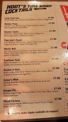 Menu photo 8 Hoot The Redeemer Edinburgh, EDH