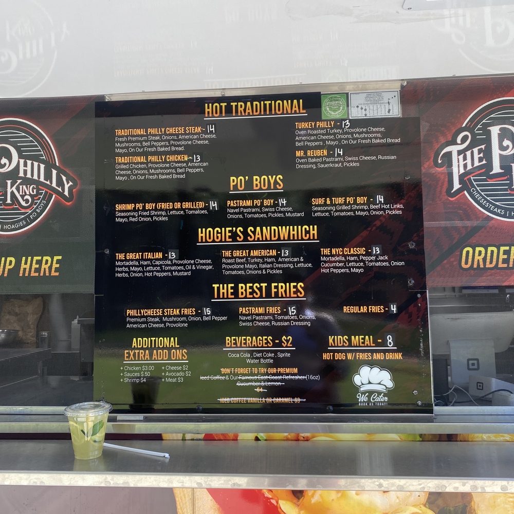 The Philly King - Menu - Food Trucks Near Me - Santa Ana, California The Philly King - Menu - Food Trucks Near Me - Santa Ana, California