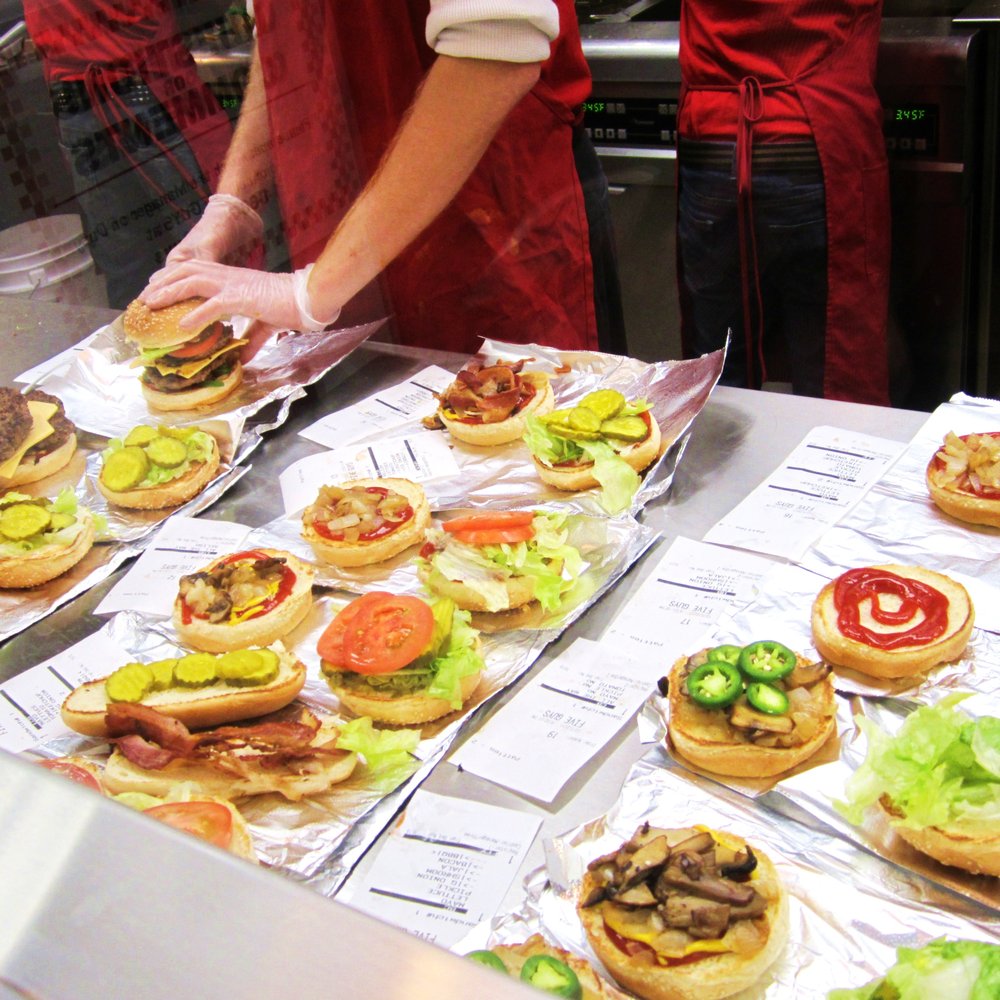 Five Guys - Burgers and hot dogs in the making - Burgers Near Me - Los Angeles, California Five Guys - Burgers and hot dogs in the making - Burgers Near Me - Los Angeles, California
