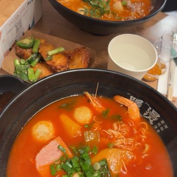 YinTang Spicy Hot Pot - Salt Pepper Chicken Wings; Tomato Soup Base; Tom Yum Soup Base - Chinese Near Me - Irvine, California